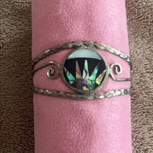 Elegant Silver and Black Women's Bracelet